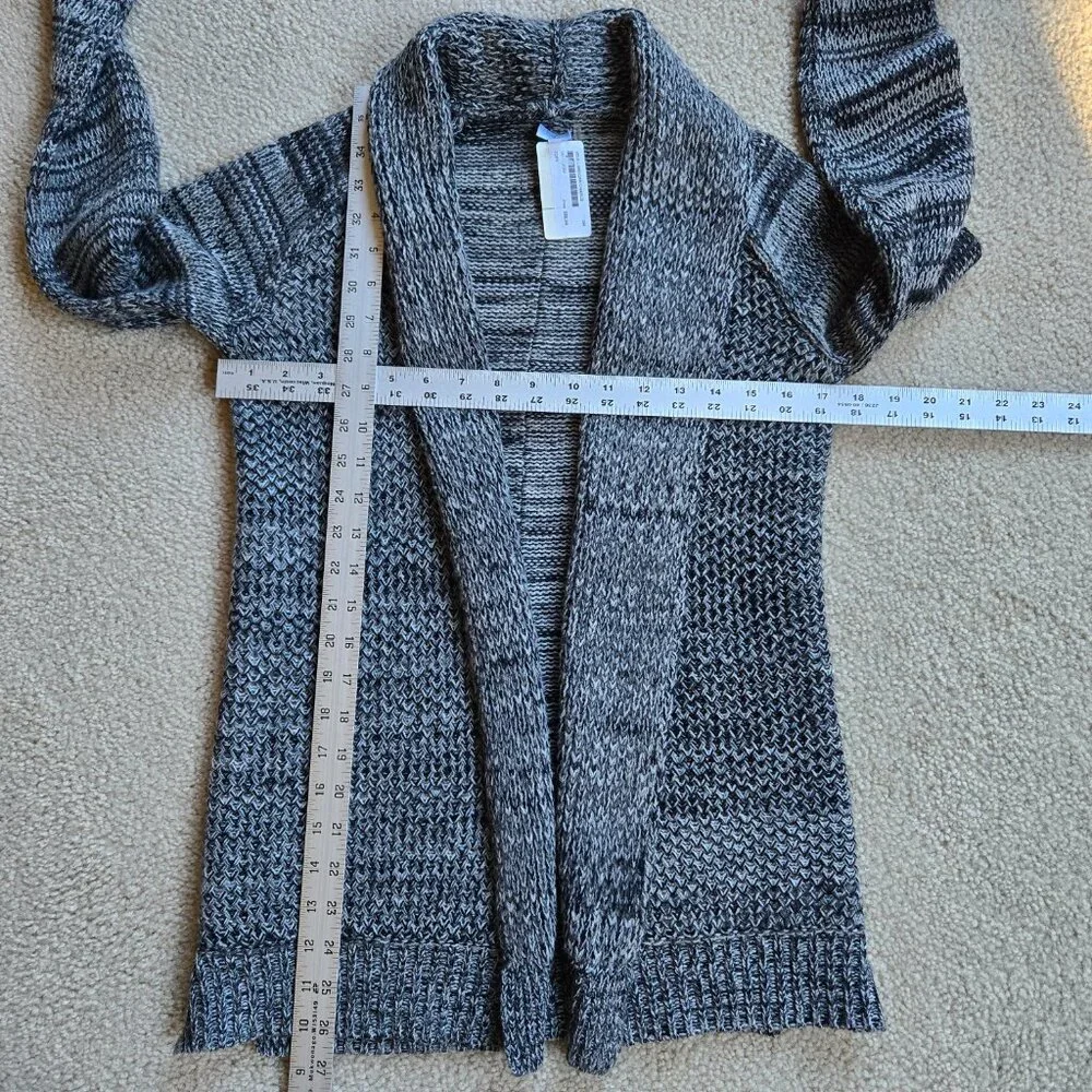 NWT bela.nyc Wool Cashmere Luxe Cardigan Grey - Picture 5 of 11
